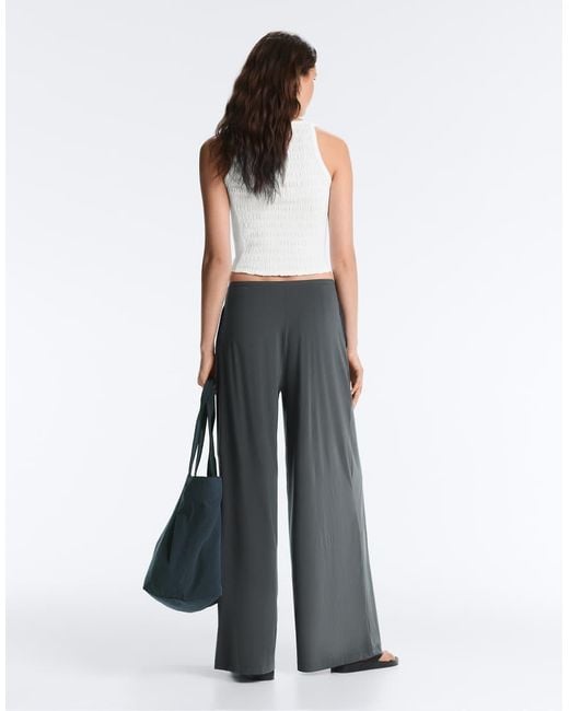 Oysho White Seamless Smocked Vest