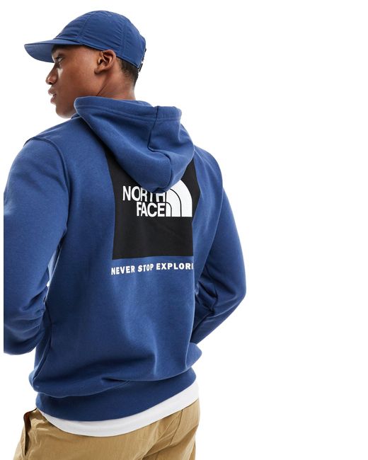 The North Face Blue Box Nse Hoodie for men