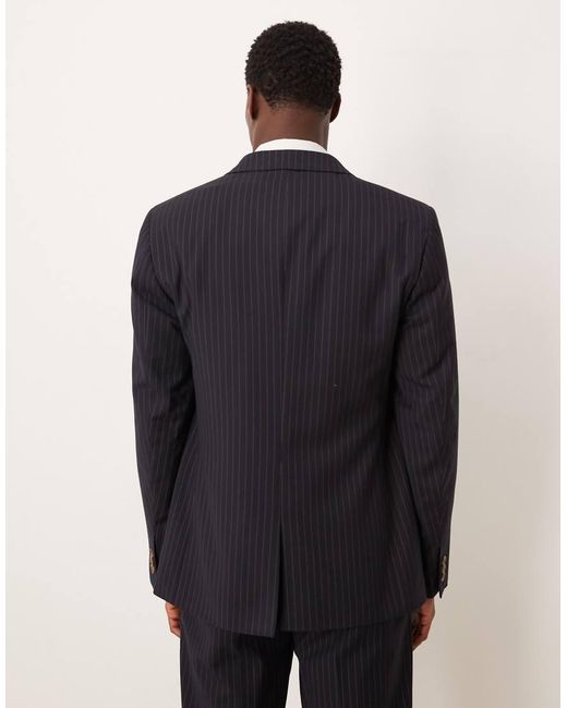 ASOS Blue Slim Suit Jacket for men