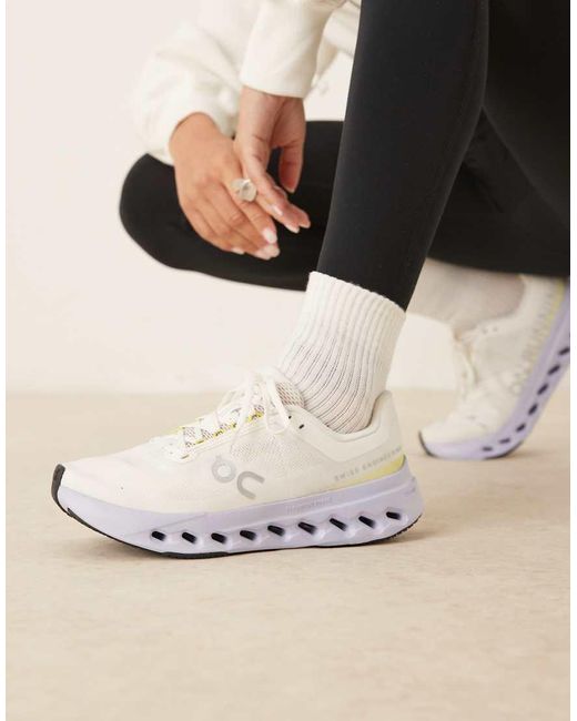 On Shoes White Cloudsurfer Next Running Trainers