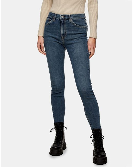 TOPSHOP Denim Jamie Jeans in Dirty 