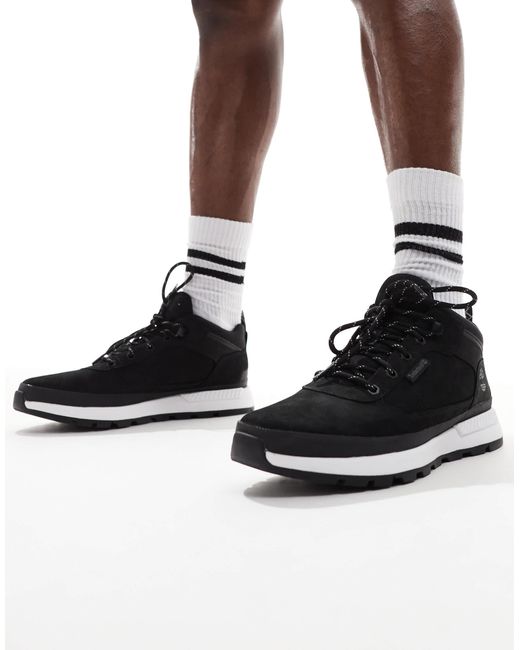 Timberland Black Field Trekker Low Trainer Boots for men