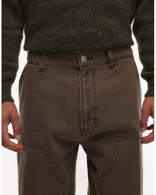 Obey – bigwig – carpenter-jeans in Brown für Herren