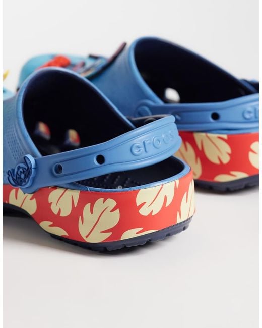 CROCSTM Blue Lilo And Stitch Classic Clogs