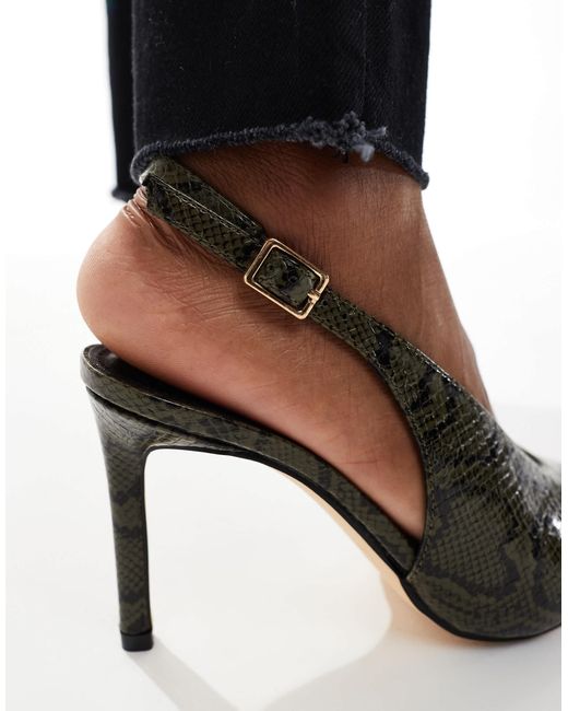 SEQWL Black – petunia – slingback-pumps