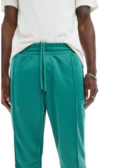 Jack & Jones Green Premium Tracksuit Bottoms for men