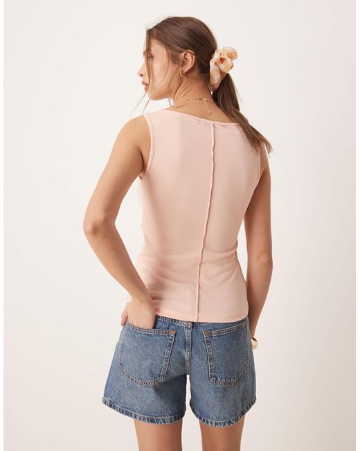 Aware Blue Seam Front Jersey Top