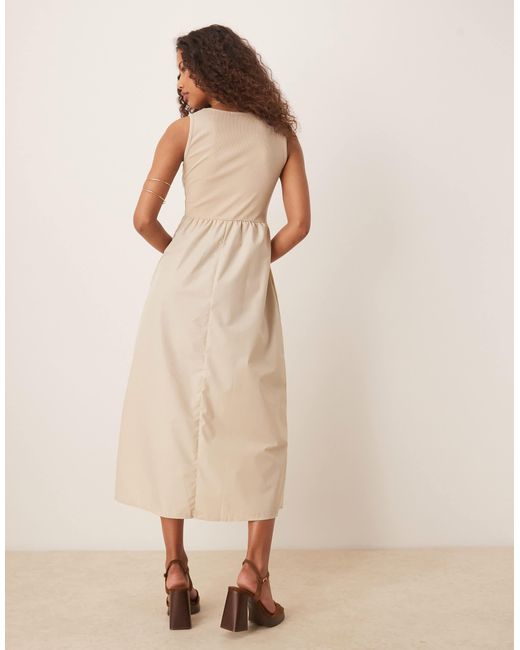 Threadbare Natural – maxikleid