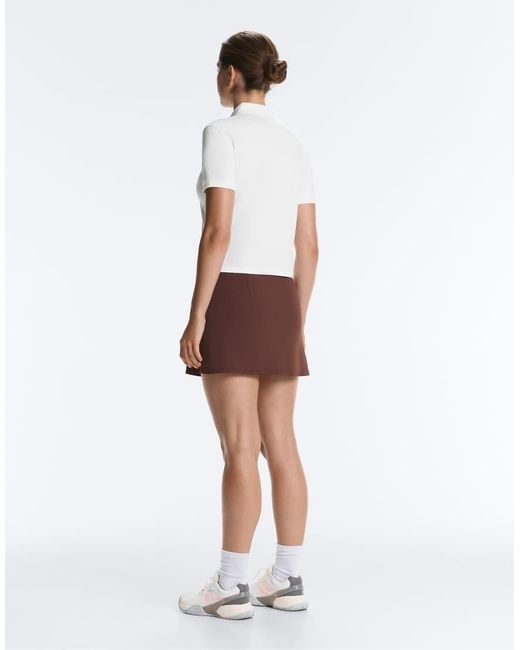 Oysho Brown Comfortlux Short Skirt