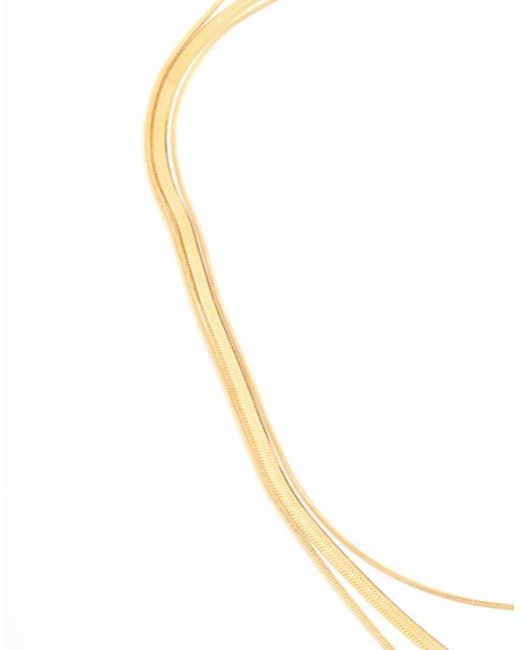 Lovisa Metallic Waterproof Plated Stainless Steel Chain Layered Necklace