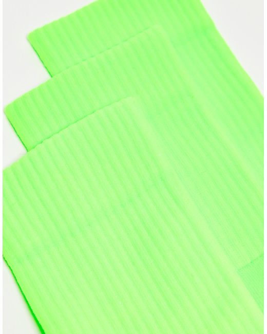 4505 Green Running Socks With Arch Support And Anti Bacterial Finish for men