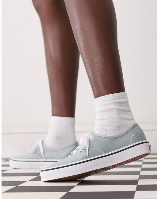 Authentic - colour theory - baskets - clair Vans en coloris Gray