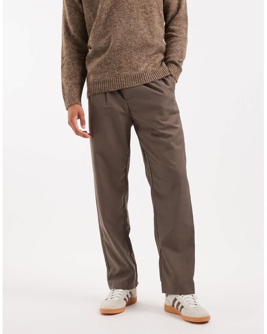 Only & Sons Natural Tailored Trouser for men