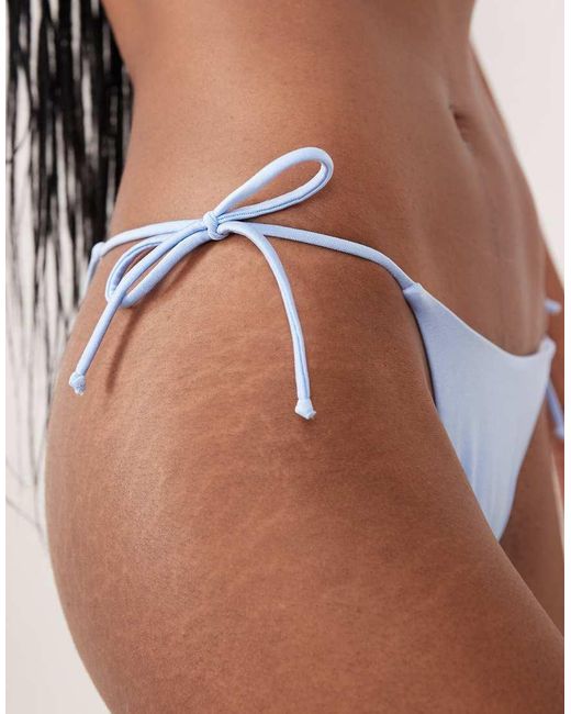 Free Society Pink Tie Side Bikini Bottom