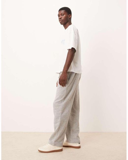 Brave Soul Natural Wide Leg Joggers for men