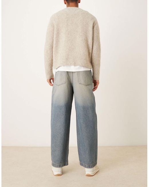 ASOS Natural Barrel Jeans for men