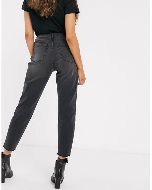 hollister mom jeans high rise