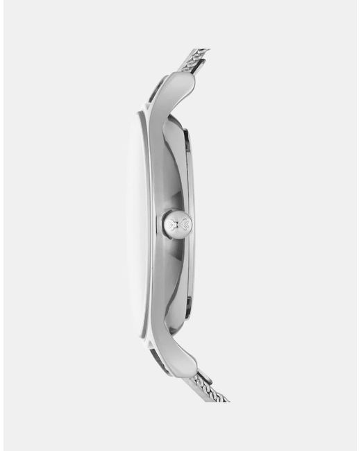 Skagen White 'S Anita Lille Three Hand, Stainless Steel Watch