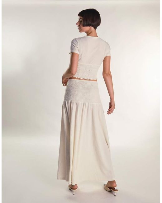 Glamorous Natural Drop Waist Maxi Skirt