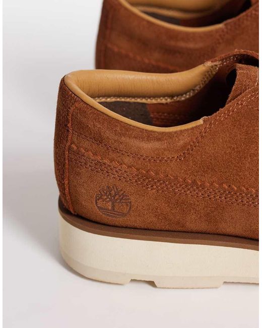 Timberland Brown Britton Mills Lace Up Shoe for men