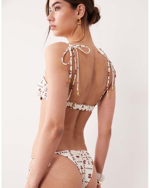 Wild Lovers Metallic Cowgirl Tieside Bikini Bottom