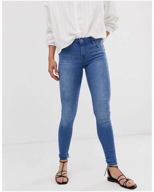 ONLY Blue – Allan – Enge Push-up-Jeans
