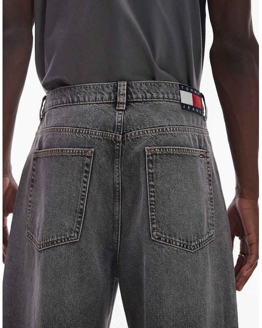 Tommy Hilfiger Gray Theo Baggy Jeans With Flag Pocket for men