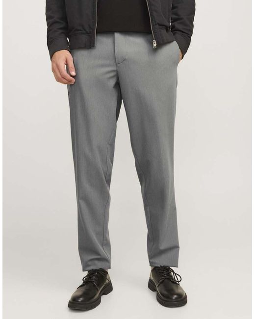 Jack & Jones Gray Chino Trousers for men