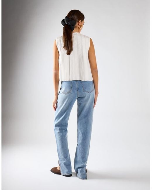 Glamorous Blue Side-Split Jeans