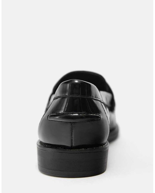 Pull&Bear Black Tassel Loafers