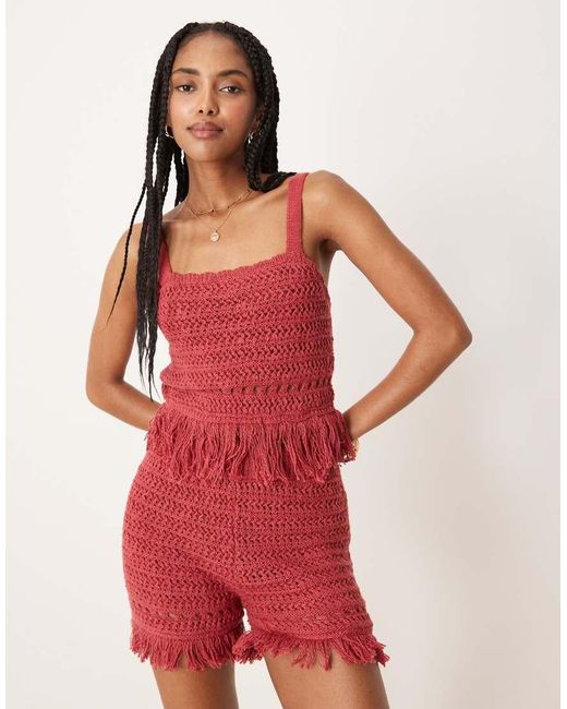 ASOS Red Co-ord Knitted Cami Top
