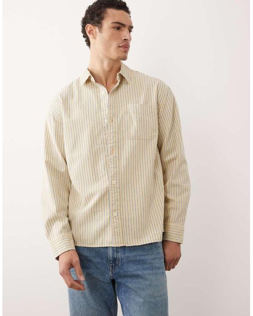 Abercrombie & Fitch Natural Long Sleeve Shirt for men