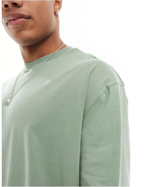 ASOS Green 2 Pack Oversized T-shirts for men