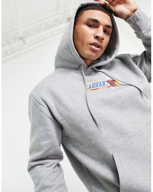 Chocolate bar - sweat à capuche Carhartt WIP pour homme en coloris Gris |  Lyst