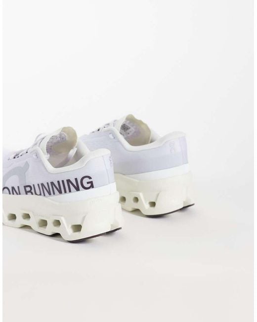 On Shoes White Cloudmster 1 Running Trainers
