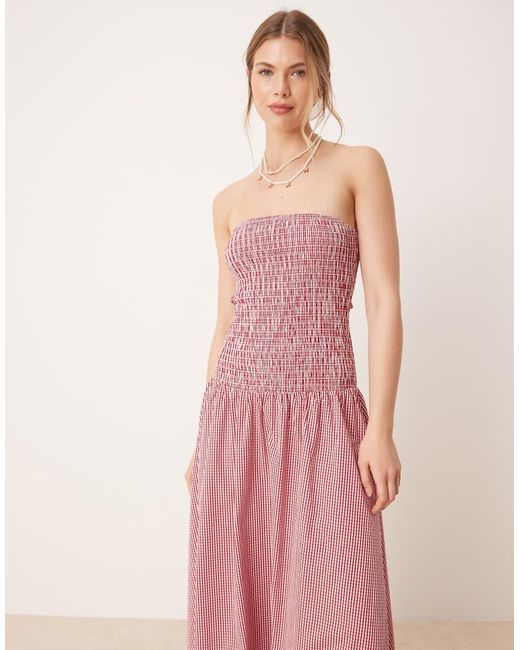 Glamorous Pink Shir Drop Waist Maxi Dress