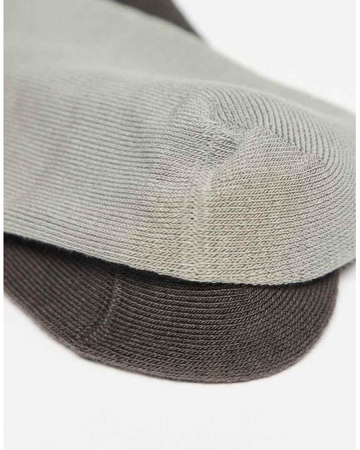 Adidas Originals Gray 2 Pack Of Crew Socks
