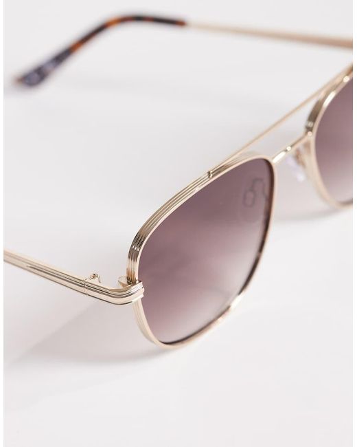New Look Pink Mini Aviator Sunglasses