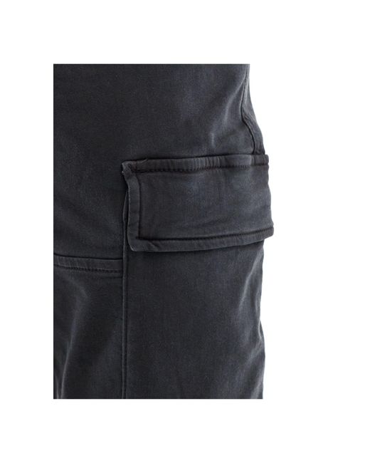 Pantalon cargo ample Pull&Bear pour homme en coloris Black