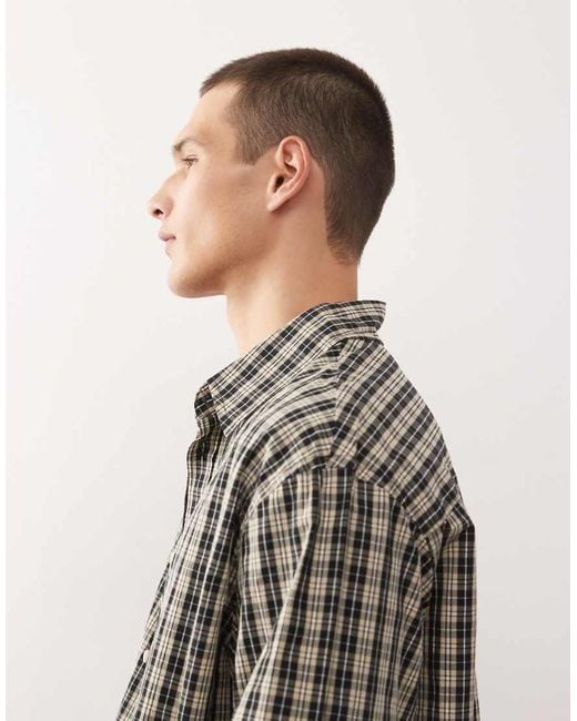 Weekday Multicolor Oversized Shirt for men