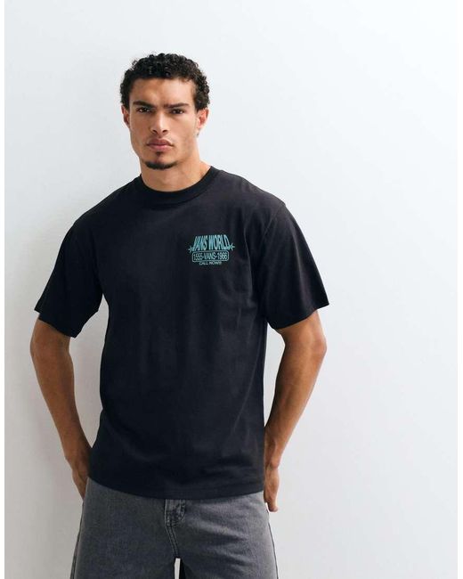 Vans Blue World Intl Backprint T-Shirt for men