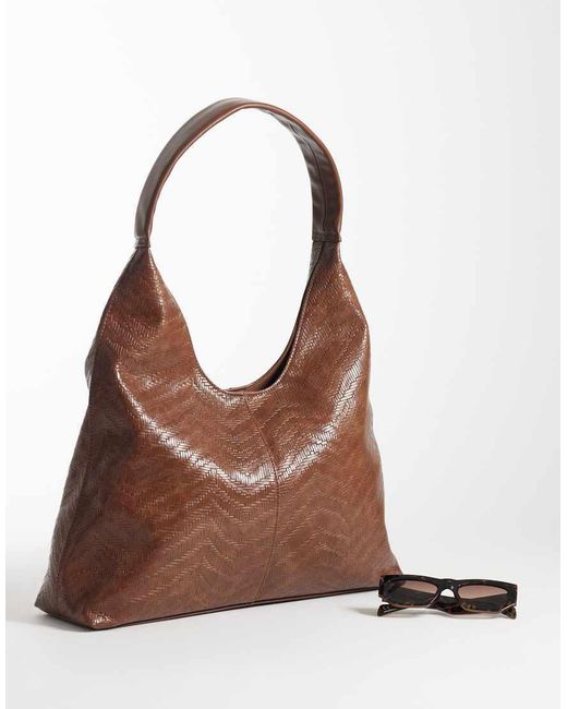 ASOS Brown Scoop Tote Bag