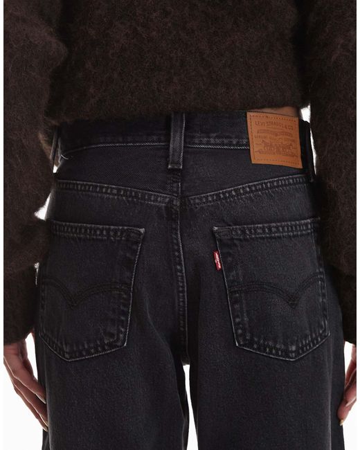 Jean dad décontracté Levi's en coloris Black