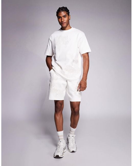 River Island – shorts in White für Herren