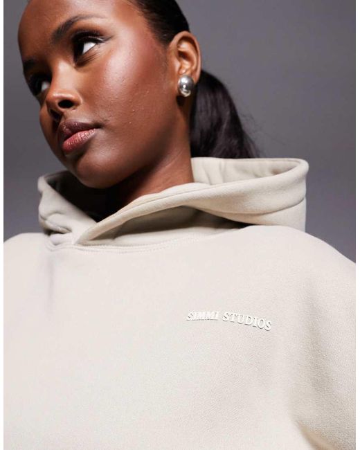 SIMMI Gray Maeve Essentials Hoodie