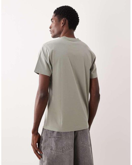 Abercrombie & Fitch Gray Icon Logo Everyday Essential T-shirt for men