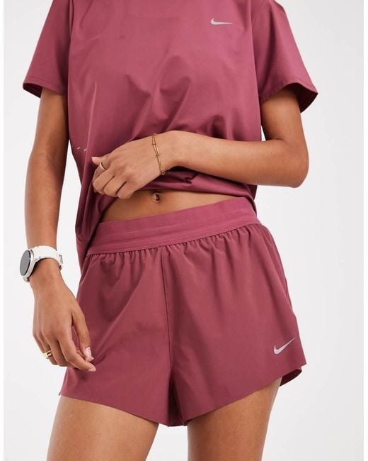Nike Red Swift Dri-Fit Mid Rise 2