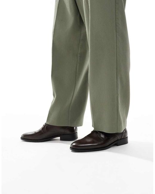 River Island Green Derby Shoes for men