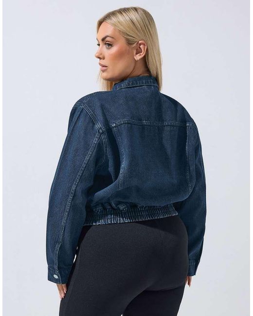 Yours Clothing Blue Denim Jacket