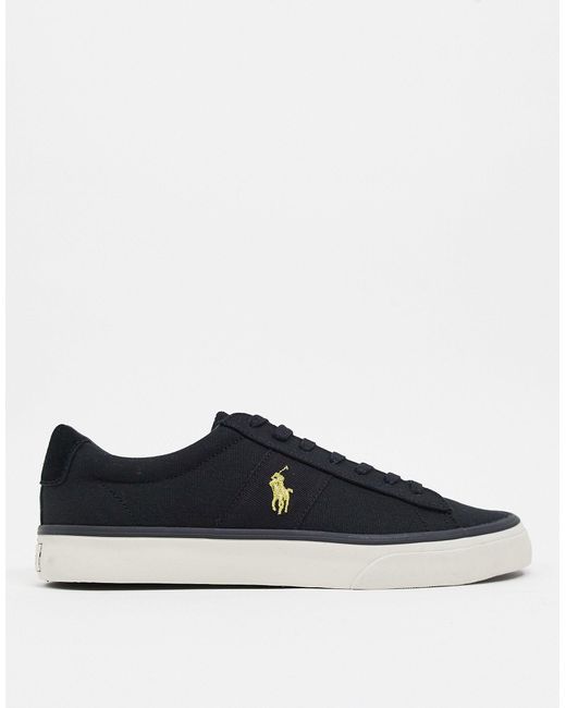 zapatillas ralph lauren negras